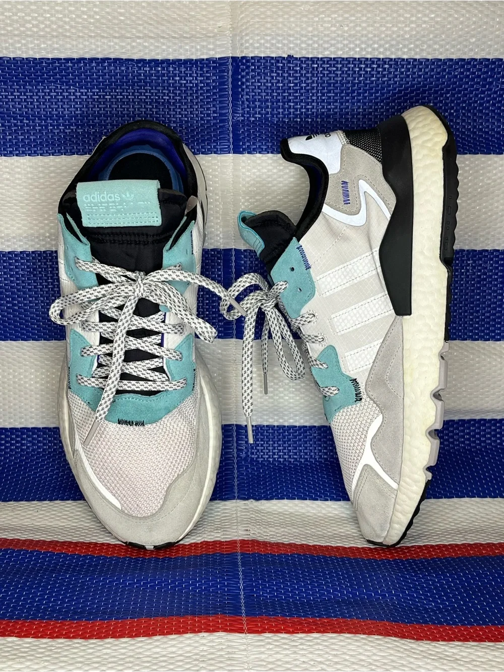 Adidas Nite Jogger Easy Mint Shoes - Men’s Size 13 Sneakers - EE5882